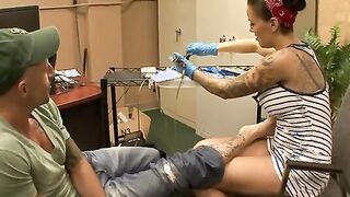Fucking The beauty Tattoo Artist - Emily Parker & Billy Scott two