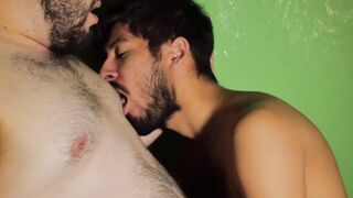 Chubby Alezgi Cage pounds hot jock Lucifer Angel bareback