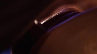 Sinful babes pussy licked and creampied by lover in the dark
