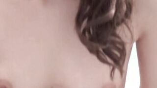 Slender Japanese amateur plays with herself to hard orgasm