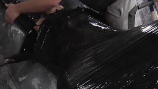 Sebastian Kane wrappes up Chris Jansen to jerk him off