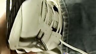 Kryos Christian jerks while getting fucked by Dillin Samuels