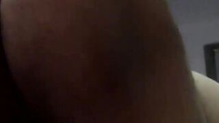 Amateur deepthroat blowjob before hot BBC ass pounding