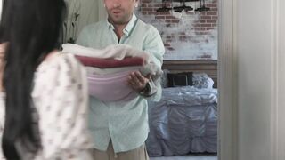 Curvy Babysitter Holly Day Gets Lucky At Work two
