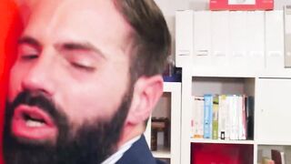 Naught boss Dani Robles hammered by brunette Oliver Marinho