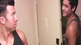 Hot dude receives the best oral in his life from two horny gays