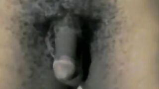 Hung black dude Jay pumps a load of cum out of his huge cock