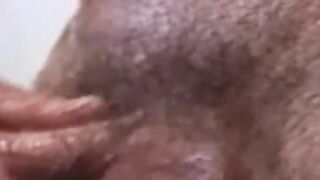 Adorable vintage gays stroking their hairy cocks and cums