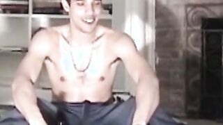 Gorgeous tough guy stuffs his fat cock into his sex doll