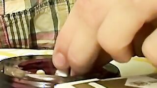 Intense pleasure comes from smoking and a good rimming