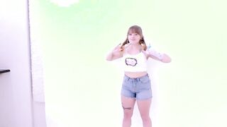 Cute Girl seduced and strapon fucked by a lesbian