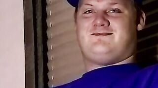 Chubby straight guy Chez with a rock hard dick gets a bj