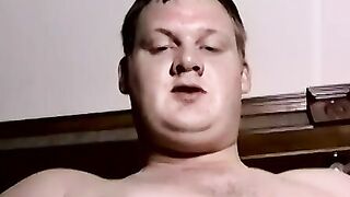 Chubby straight guy Chez with a rock hard dick gets a bj