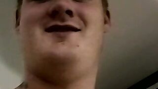 Chubby straight guy Chez with a rock hard dick gets a bj