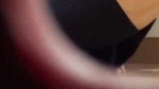 Kinky Japanese hottie rubs pussy on hidden camera solo