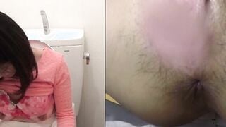 Juicy Japanese pussy filmed peeing in close up style