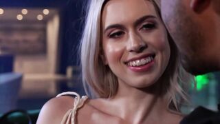All natural porn performer Jill Kassidy give #1 fan the lap dance of a lifetime before taking his long ebony dick