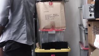 Thief destroyed with massive black cock of sneaky officer