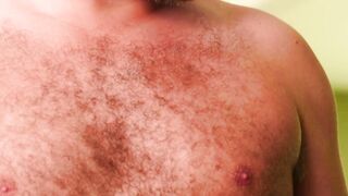 Stunning bear Roman Delaney barebacked and blowing big dick