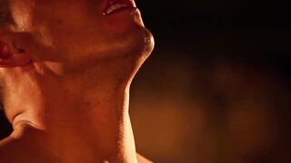 Erotic blonde beauty sucks big cock before riding it