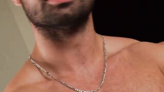 Mysterious guy gets his throbbing cock sucked
