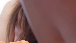 Perfect ladyboy teasing and making her dick jizz