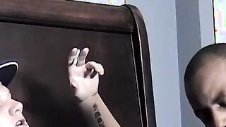 Chubby straight guy Chez enjoys fucking a raw black ass