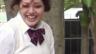 Panties become really wet after Japanese babe pisses herself