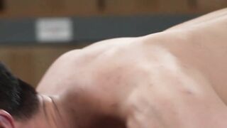 BBC gay fucks Asian co worker in the stockroom