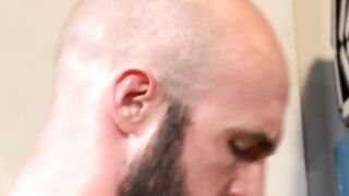 Hairy gay dudes Dustin Steele and Hans Berlin go crazy