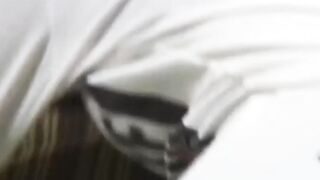 Japanese cutie secretly filmed during solo jerk off