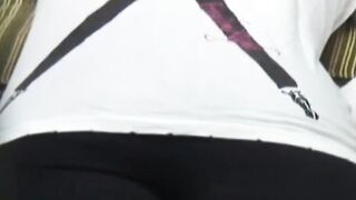 Japanese cutie secretly filmed during solo jerk off