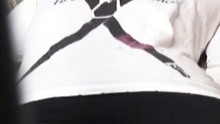 Japanese cutie secretly filmed during solo jerk off