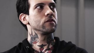 Tattooed punk dude drilling his luscious hairy girlfriend