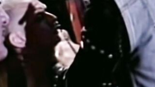 Young man  to obey his master in classic video
