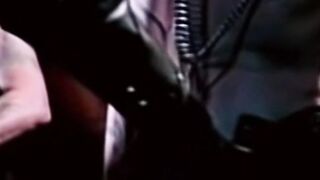 Young man  to obey his master in classic video
