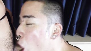 Horny gaysians hardcore fisting and drilling after blowjob