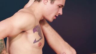 Fit stud stepbro Jayden Marcos takes twink Dallas Prestons bigdick