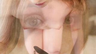After blowing dick this tiny lady takes it in POV video