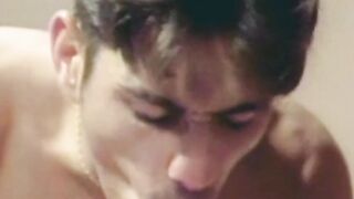 Young vintage gay man goes for deep cock sucking and rimming