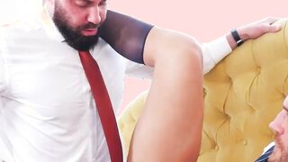 Executive hunk Emir Boscatto plows his assistant Bruno Max