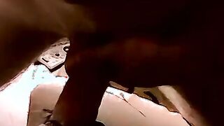 Straight guy Joe enjoys sucking on a huge black cock
