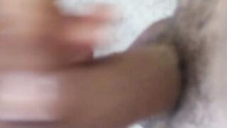 Bearded muscular jock uses fleshlight on his small dick solo