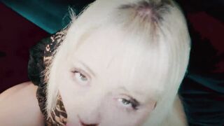 Blonde Glamour Slut Cherry English worships BBC