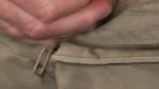 Amateur mature hunk solo masturbates his big hard dick
