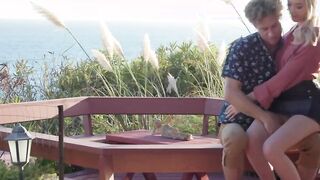 In the swingers resort strangers fucking outdoors