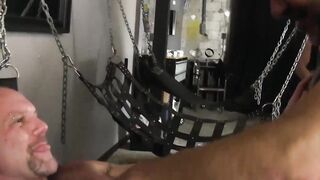 Inked hunk tackle costumed ass with orgy bareback