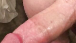 Amateur jock fiddles ass while masturbating big cock