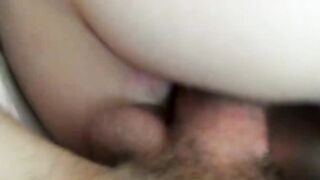 Sucking and fucking my boyfriend until he busts his hot load