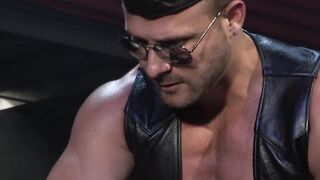 Muscular hunks enjoy BDSM torment and anal fucking
